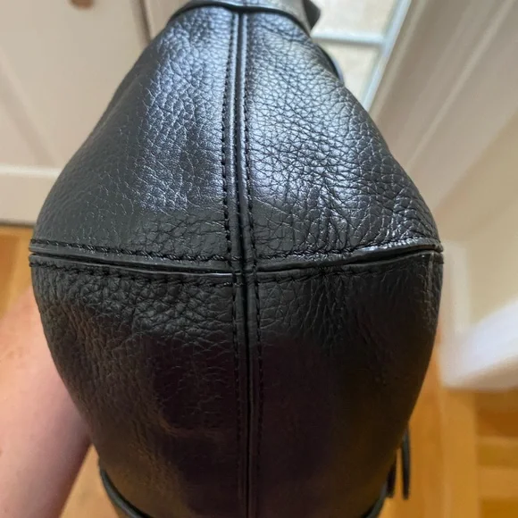 Furla Shoulder Bag Black Pebbled Leather - Picture 11 of 16